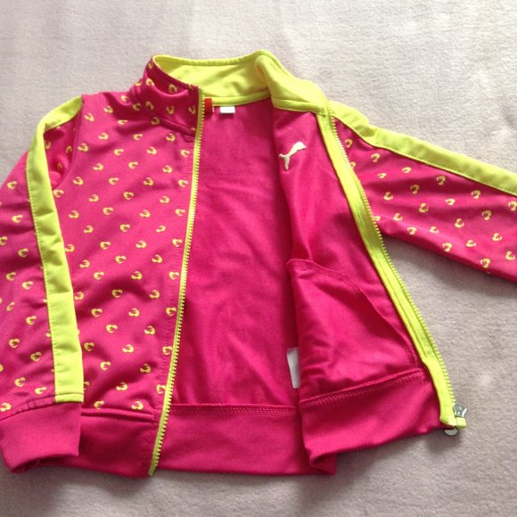 Puma Track Jacket, Girls' Size 5 - Picture 6 of 9